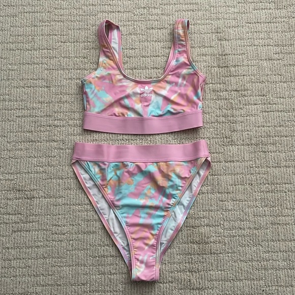 adidas Other - Adidas tie dye 2 piece bikini set